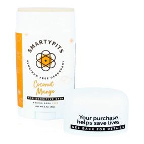 img 2 attached to SmartyPits Coconut Mango: Aluminum-Free Deodorant for Sensitive Skin, Propylene Glycol Free and Not Tested on Animals