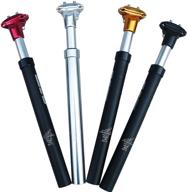 🪜 adjustable suspension seat post: ganopper 27.2 28.6 30.0 30.4 30.9 31.6 33.9 34.9 alloy seatpost with 14mm offset logo