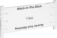 🪡 dritz longarm acrylic stitch tool: a clear and versatile sewing essential logo