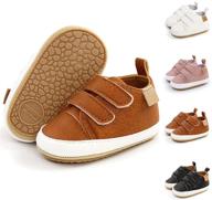 👟 besikim baby walker shoes: anti-slip soft sole sneakers for infant boys and girls - perfect outdoor crib shoes for newborns and toddlers logo