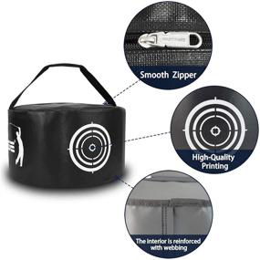 img 2 attached to 🏌️ Partage Smash Bag: Ultimate Golf Impact Swing Trainer and Hitting Bag