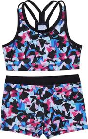 img 4 attached to Moily Gymnastics Sports Swimwear Camouflage Sports & Fitness