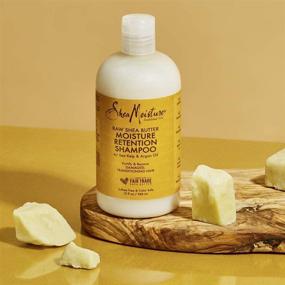 img 2 attached to 🧴 SheaMoisture Moisture Retention Shampoo: Hydrating 13 oz 2 Count for Dry, Damaged or Transitioning Hair with Raw Shea Butter