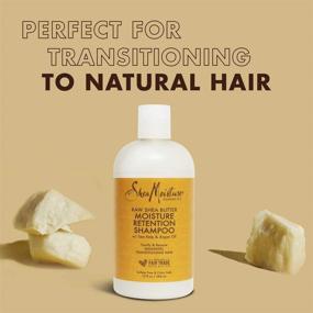 img 1 attached to 🧴 SheaMoisture Moisture Retention Shampoo: Hydrating 13 oz 2 Count for Dry, Damaged or Transitioning Hair with Raw Shea Butter