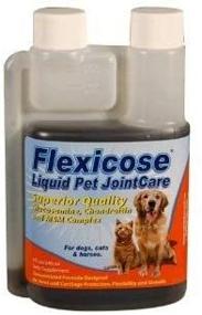 img 2 attached to Flexicose All Natural Joint Support for Pets - 3 Bottles in Liquid Format