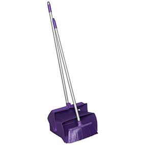 img 3 attached to 🧹 Remco 62508 Lobby Dustpan with Broom: Purple Polypropylene/Polyester/Aluminum, 7"x14" Bin, 37" Handle - High-Quality Cleaning Combo