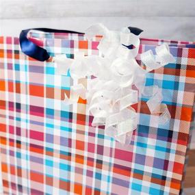 img 1 attached to 🎀 CT CRAFT LLC Burst Bow Pearl - 6 Count, 4 inches Wide - Large Self-Adhesive Gift Bow Accessory for Gift Wrapping