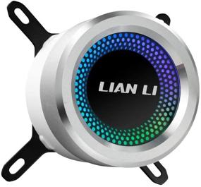 img 3 attached to 💦 Lian Li GA360A Белый RGB AIO360 - Тройной Жидкостный охладитель ЦП с тремя 120мм адресуемыми RGB вентиляторами.