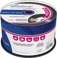 📀 mediarange cd-r 52x black vinyl cake (50), mr226 - high-quality storage solution for digital media logo