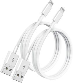 img 4 attached to 🔌 Apple MFi Certified 6 футовый кабель Lightning to USB - Быстрая зарядка для iPhone 12/11 Pro/XS MAX/XR/8/7/6s/5S/SE и iPad Original