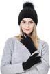 women beanie winter gloves earmuffs outdoor recreation logo