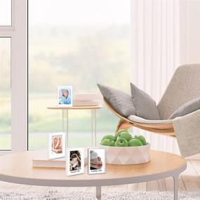 img 1 attached to 🖼️ Charming Umtiti 2×3 Mini Acrylic Picture Frames – Set of 6 Adorable Polaroid Frames for Instant Photos