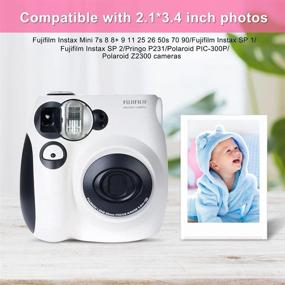 img 3 attached to 🖼️ Charming Umtiti 2×3 Mini Acrylic Picture Frames – Set of 6 Adorable Polaroid Frames for Instant Photos