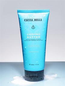 img 2 attached to 🪒 Faccia Bella Shaving Butter: Luxurious 7 fl oz Cream Lotion After Shave with Sweet Almond Oil - Achieve Effortless, Smooth Shaves