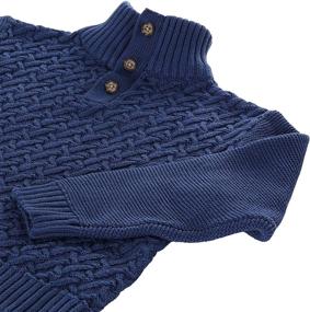 img 1 attached to 👕 Gioberti Boys' Knitted Sweater in Olive: Stylish and Comfy Pullover for Winter