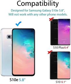 img 3 attached to 📱 [2+2 пакета] наборы защитного стекла для экрана MP-MALL и камеры для Samsung Galaxy S10e - 2 защитных стекла для экрана + 2 защитных стекла для объектива, рамка для установки, твердость 9H - несовместимо с Galaxy S10 или S10 Plus.