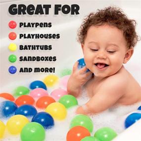 img 2 attached to Safe and Versatile Click Play Ball Pits & Accessories for Sports and Outdoor Fun with Phthalate-free Crush Plastic