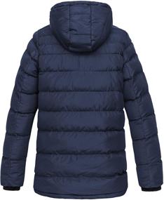 img 2 attached to Men's Winter Puffer Jacket with Hood - Thick Windproof Quilted & Long Design