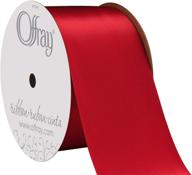 offray berwick double ribbon scarlet logo