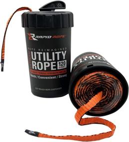 img 4 attached to 🏕️ Rapid-Rope: The Ultimate Multipurpose Non-Tangle Rope for Camping, Hiking, Hunting, and Fishing - A Paracord Alternative and Essential Tool for Survival Kit, Climbing, and More!