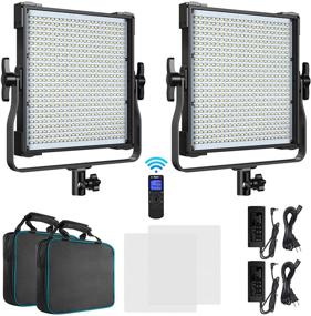 img 4 attached to 📸 Enhance Your Photography & Video with Switti 2-Pack LED Video Light: Dimmable Bi-Color 3000K-8000K CRI96+, Perfect for Studio Portrait, Product Photography, YouTube Recording & Outdoor Shooting