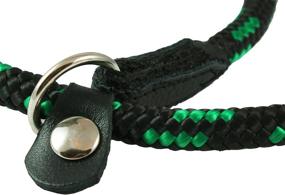 img 3 attached to 🐶 Premium Dogs My Love Round Braided Rope Nylon Choke Dog Collar with Sliding Stopper - Top Choice for Training and Control