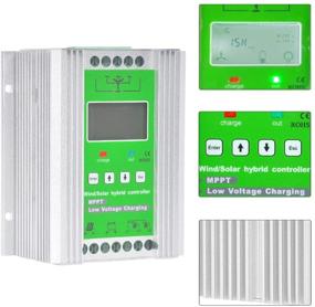 img 1 attached to 🔋 Pikasola 1400W Hybrid MPPT Charge Boost Controller: Off-Grid Battery Controller for 12/24V Wind Turbine and Solar Power System - Unloader Included; Compatible with 800W Wind Generator and 600W Solar Panel