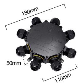 img 1 attached to Waterproof Junction Electrical Connector Terminal Industrial Electrical in Wiring & Connecting