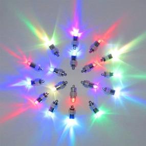 img 2 attached to Lystin 30 Pack LED Waterproof Party Lights for Paper Lanterns & Balloons: Colorful Submersible Decoration for Weddings, Halloween, Christmas, and Festivals