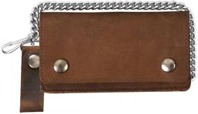 img 2 attached to 👛 WLC2006 BROWN Bi Fold Wallet by Hot Leathers