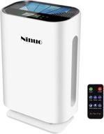 🌬️ ninuo uv-clamp air purifier - true hepa filter allergy air purifiers for home, bedroom, kitchen, office - large room 538 sq.ft dust remover and deodorizer for pets, smokers - 99.97% efficiency logo