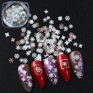 snowflakes christmas holographic decorations accessories logo