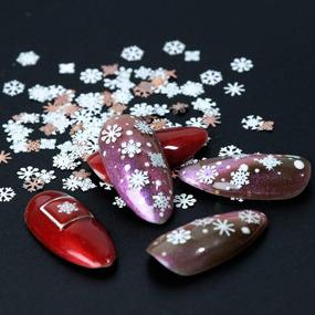 img 2 attached to Snowflakes Christmas Holographic Decorations Accessories