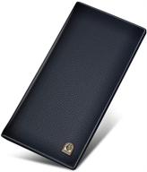 👛 premium laorentou genuine leather wallet holder: impeccable men's accessory logo