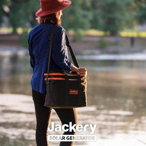 img 1 attached to 👜 Jackery Carrying Case Bag for Explorer 500 Portable Power Station - Black: Convenient Storage and Protection (E500Not Included)