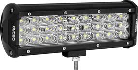 img 4 attached to 🔦 Enhance Your Outdoor Adventure with the oEdRo 9 Inch Tri-Row LED Light Bar - 108W Spot Flood Combo, Waterproof & Versatile for Off-Road Driving, Boats, Trucks, Jeeps, ATVs, and Motorcycles