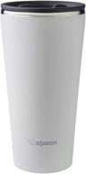 zojirushi sx-fse45wa stainless steel vacuum insulated tumbler, 15 oz, white логотип