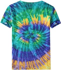 img 3 attached to Vibrant SSLR Tie Dye Crewneck Boys' Clothing: Trendy Tops, Tees & Shirts