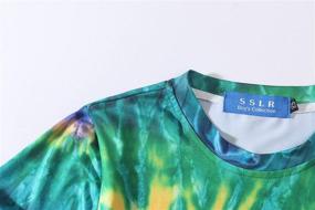 img 1 attached to Vibrant SSLR Tie Dye Crewneck Boys' Clothing: Trendy Tops, Tees & Shirts