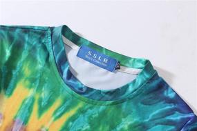 img 2 attached to Vibrant SSLR Tie Dye Crewneck Boys' Clothing: Trendy Tops, Tees & Shirts