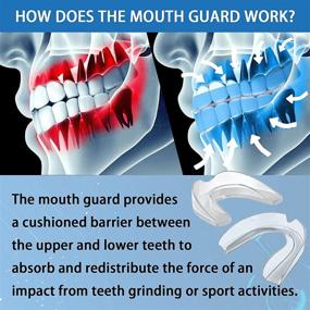 img 2 attached to 😁 MySmile 4-In-1 Moldable Mouth Guard - Professional Custom-Fit Dental Night Guard (6-Pack) with 2 Sizes Kit, Travel Hygiene Case, Molding Stick - Teeth Grinding, Athlete Protection, Whitening Tray
