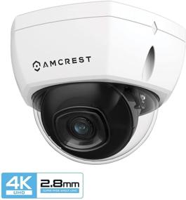 img 3 attached to 🎥 Amcrest 4K 8CH Security Camera System: 4K NVR, 4K Dome IP Cameras (8MP), Weatherproof, Pre-Installed 2TB HDD (White)