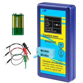 img 4 attached to Aideepen Transistor Tester - Automatic Checker Detector for Capacitor, Transistor, Diode, Resistor, Inductor, Capacitance, MOSFET, SCR, LCR, ESR