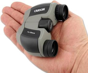 img 1 attached to Carson Scout Series: Compact & Lightweight 🔍 Porro Prism Binoculars in 7x18mm, 8x22mm, or 10x25mm