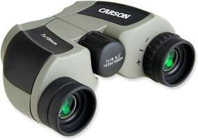 img 3 attached to Carson Scout Series: Compact & Lightweight 🔍 Porro Prism Binoculars in 7x18mm, 8x22mm, or 10x25mm