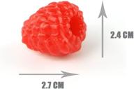 🍓 20 шт. искусственных пластиковых вишен, клубники и малины для декора кухни, фото-пропа, украшения дома, свадебного декора - реалистичная реплика фруктов логотип