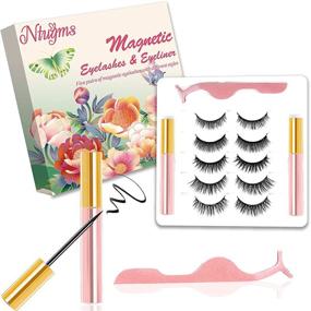 img 4 attached to Ntugms Eyelashes Kit Reusable Waterproof Comfortable