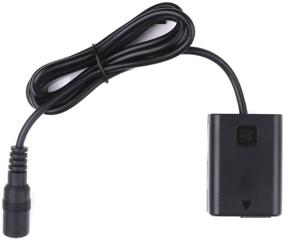 img 1 attached to CCYC AC-PW20 Fully Decoded DC Coupler: Recharge Sony Cameras Without Battery, USB Power Cable & Dummy Battery Replacement for NP-FW50, Compatible with a3000/a5000/a6000/a6500/a7R/a7S