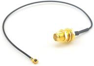 🔌 pack of 2 u.fl mini pci to reverse polarity sma pigtail wifi antenna cables logo