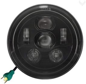 img 4 attached to 7-дюймовый круглый фара LED третьего поколения Eagle Lights для Harley Davidson - Plug and Play H4 - модернизация фар 2D1 (черная)